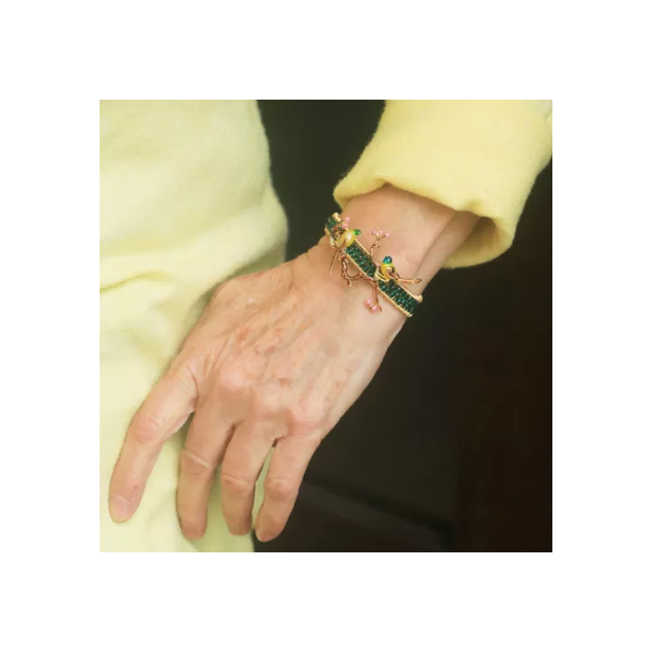 Bracelet Argenté Art Deco Filigrane Mariage Vintage Style Great