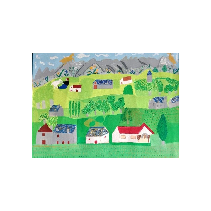 NOUVELLE ANNONCEDessin ancien portrait petit garçon cheval de b