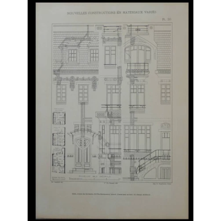 NOUVELLE ANNONCEGEORGE BARBIER SERENADE -1925- PLANCHE ART DECO 