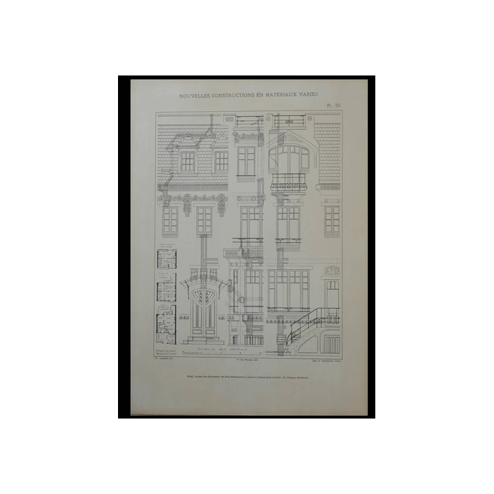 NOUVELLE ANNONCEGEORGE BARBIER SERENADE -1925- PLANCHE ART DECO 