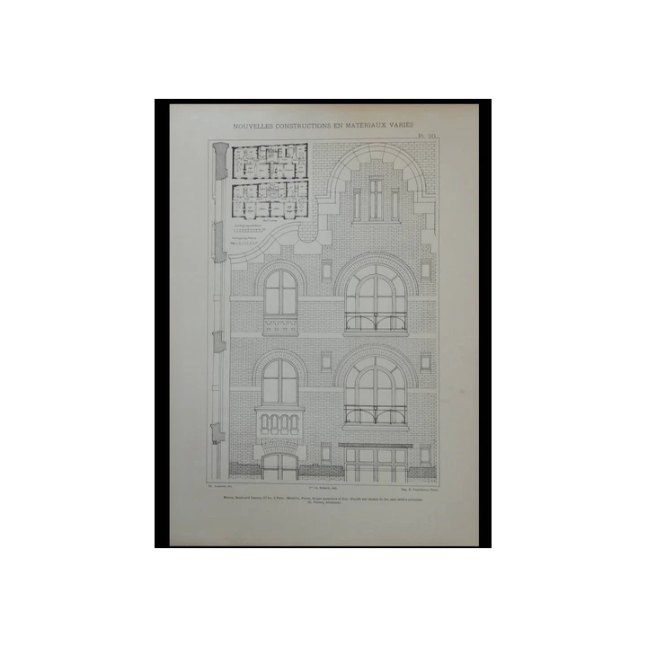NOUVELLE ANNONCEPARIS 6 RUE CLAVEL OEUVRE POUR LENFANCE- 3 PLANC