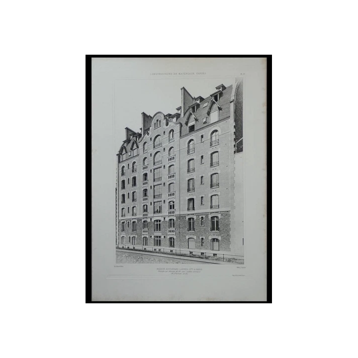 NOUVELLE ANNONCEPARIS 6 RUE CLAVEL OEUVRE POUR LENFANCE- 3 PLANC
