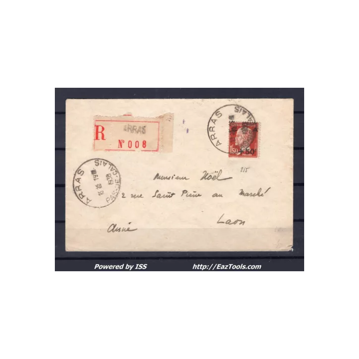 NOUVELLE ANNONCEFRANCE N 249251 SUR LETTRE POUR ROLLE SUISSE CAD