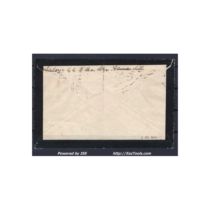 NOUVELLE ANNONCEFRANCE N299 SEUL SUR LETTRE POUR NEW YORK CACHET