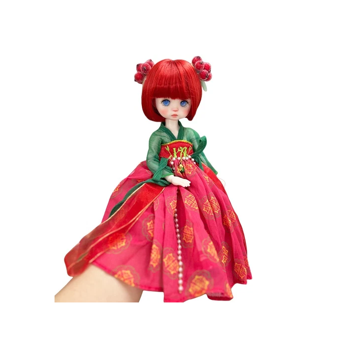 NOUVELLE ANNONCEMode 16 30cm Poupée BJD  Orange Clair Jolis Che