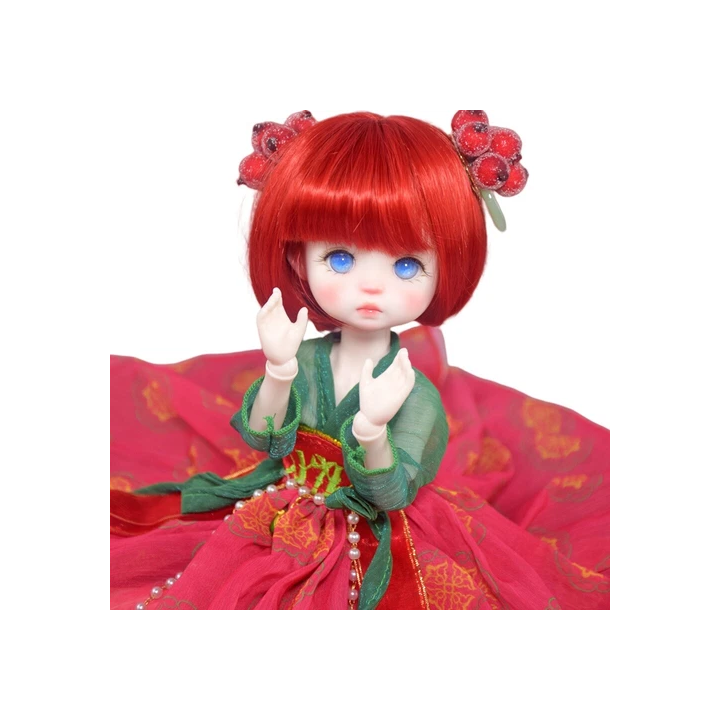 NOUVELLE ANNONCEMode 16 30cm Poupée BJD  Orange Clair Jolis Che