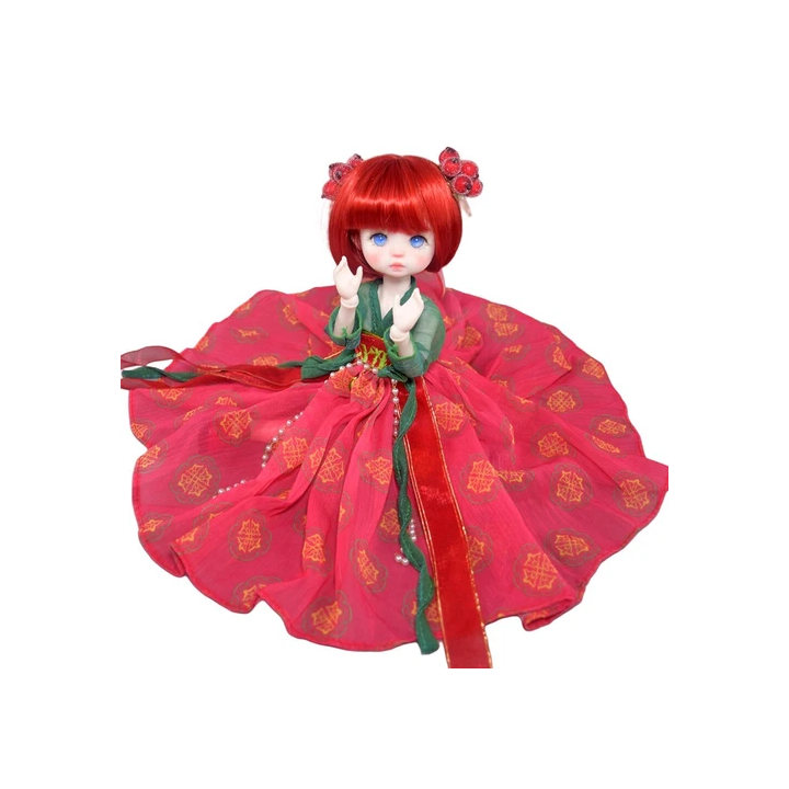 NOUVELLE ANNONCEMode 16 30cm Poupée BJD  Orange Clair Jolis Che