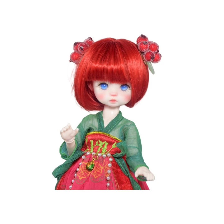 NOUVELLE ANNONCEMode 16 30cm Poupée BJD  Orange Clair Jolis Che