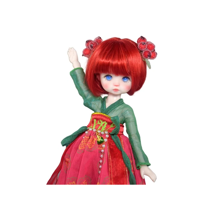 NOUVELLE ANNONCEMode 16 30cm Poupée BJD  Orange Clair Jolis Che