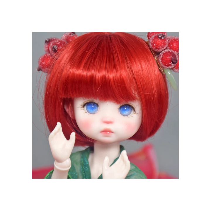 NOUVELLE ANNONCEMode 16 30cm Poupée BJD  Orange Clair Jolis Che