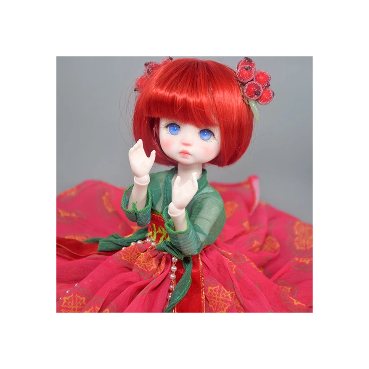 NOUVELLE ANNONCEMode 16 30cm Poupée BJD  Orange Clair Jolis Che