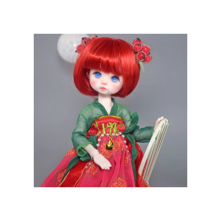 NOUVELLE ANNONCEMode 16 30cm Poupée BJD  Orange Clair Jolis Che