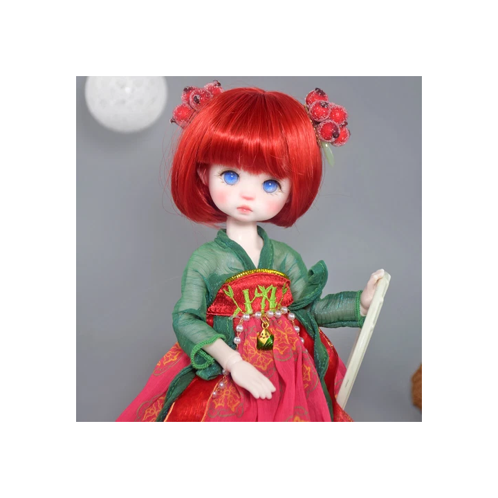 NOUVELLE ANNONCEMode 16 30cm Poupée BJD  Orange Clair Jolis Che