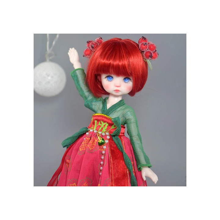 NOUVELLE ANNONCEMode 16 30cm Poupée BJD  Orange Clair Jolis Che
