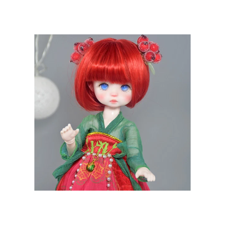 NOUVELLE ANNONCEMode 16 30cm Poupée BJD  Orange Clair Jolis Che