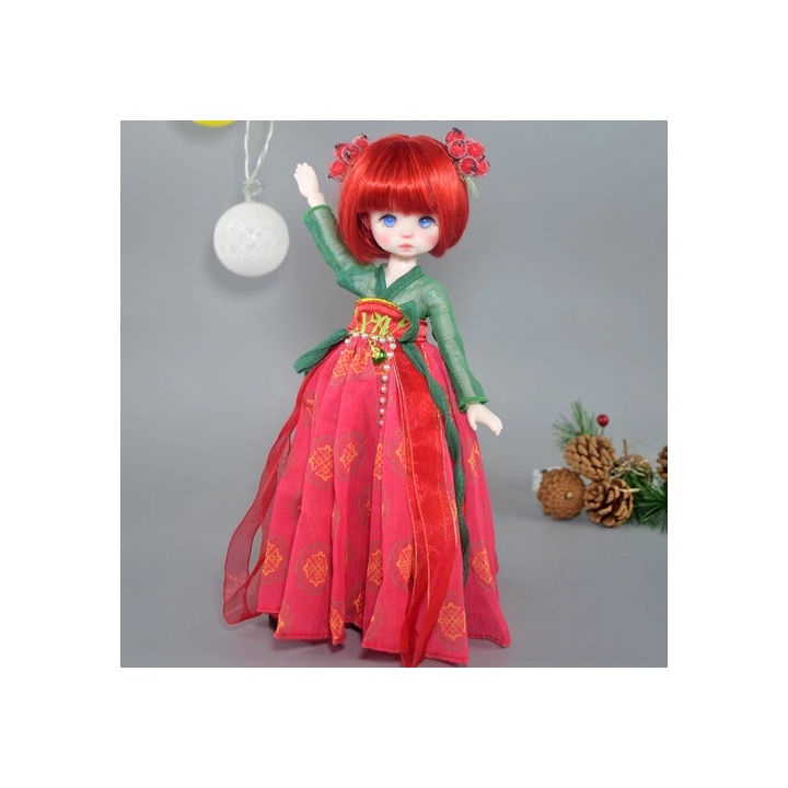NOUVELLE ANNONCEMode 16 30cm Poupée BJD  Orange Clair Jolis Che