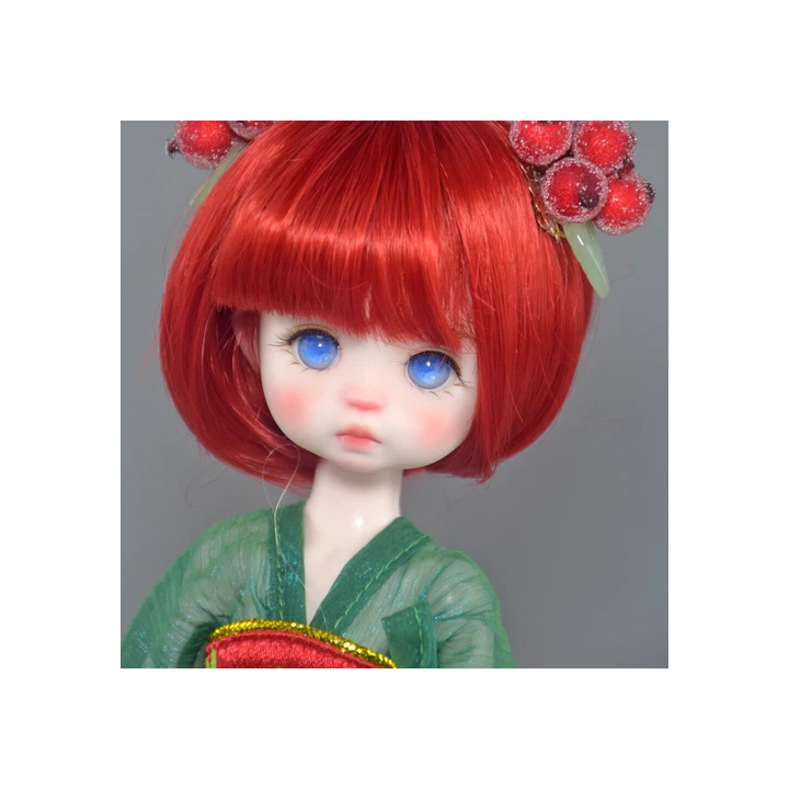 NOUVELLE ANNONCEMode 16 30cm Poupée BJD  Orange Clair Jolis Che
