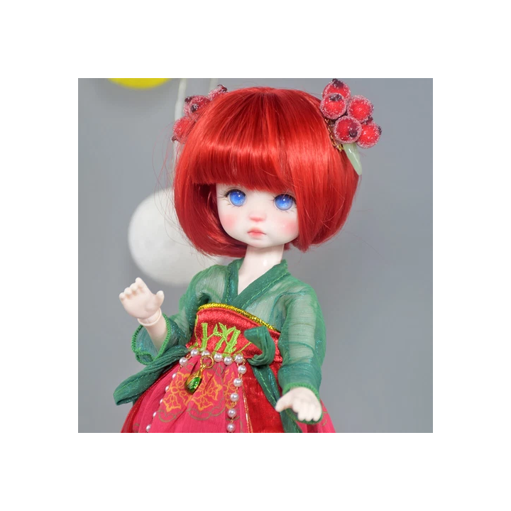 NOUVELLE ANNONCEMode 16 30cm Poupée BJD  Orange Clair Jolis Che