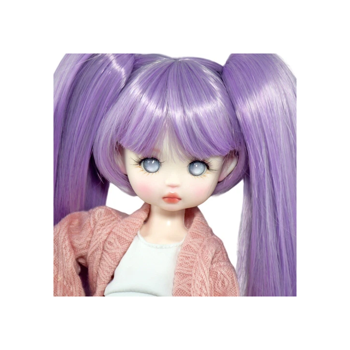 NOUVELLE ANNONCE12 Poupée BJD  Visage Fait À La Main  Orange  