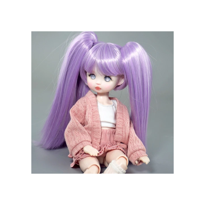 NOUVELLE ANNONCE12 Poupée BJD  Visage Fait À La Main  Orange  