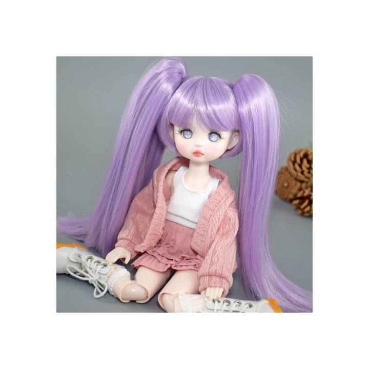 NOUVELLE ANNONCE12 Poupée BJD  Visage Fait À La Main  Orange  