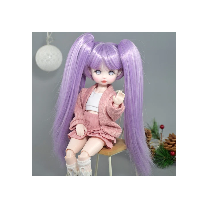 NOUVELLE ANNONCE12 Poupée BJD  Visage Fait À La Main  Orange  