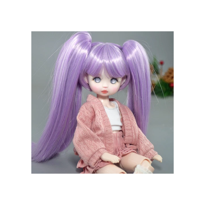 NOUVELLE ANNONCE12 Poupée BJD  Visage Fait À La Main  Orange  