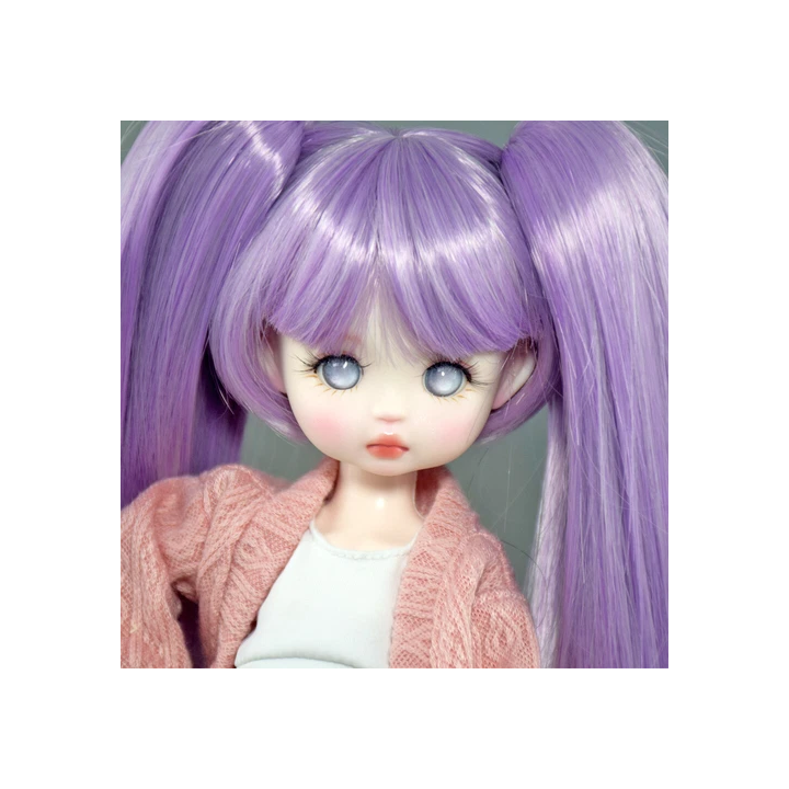 NOUVELLE ANNONCE12 Poupée BJD  Visage Fait À La Main  Orange  