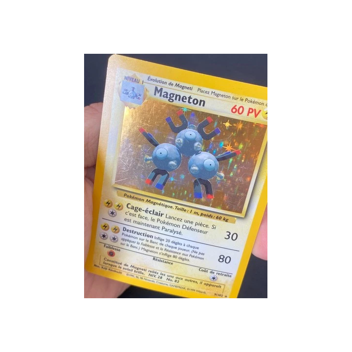 NOUVELLE ANNONCECARTE POKEMON LEVEINARD 3102 HOLO SET DE BASE - 