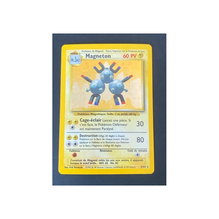 NOUVELLE ANNONCECARTE POKEMON LEVEINARD 3102 HOLO SET DE BASE - 