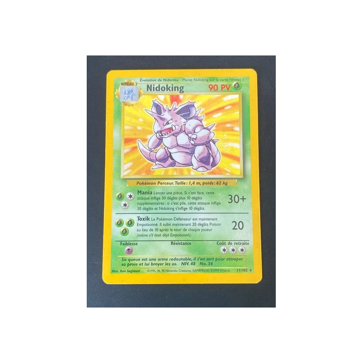 NOUVELLE ANNONCECARTE POKEMON RAICHU 14102 HOLO SET DE BASE - BE