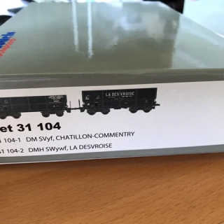 NOUVELLE ANNONCELS MODELS 31105 SET DE 2 WAGONS TRÉMIES DM REDA