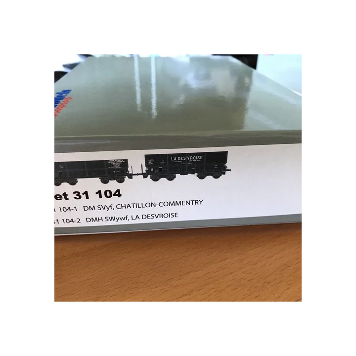 NOUVELLE ANNONCELS MODELS 31105 SET DE 2 WAGONS TRÉMIES DM REDA