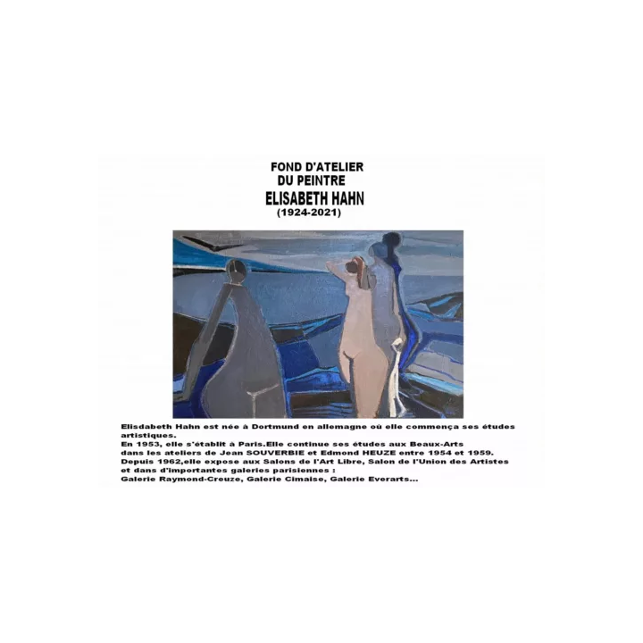 NOUVELLE ANNONCEANDRE FRANCIS 1925-2019 PEINTURE ORIGINALE COMPO