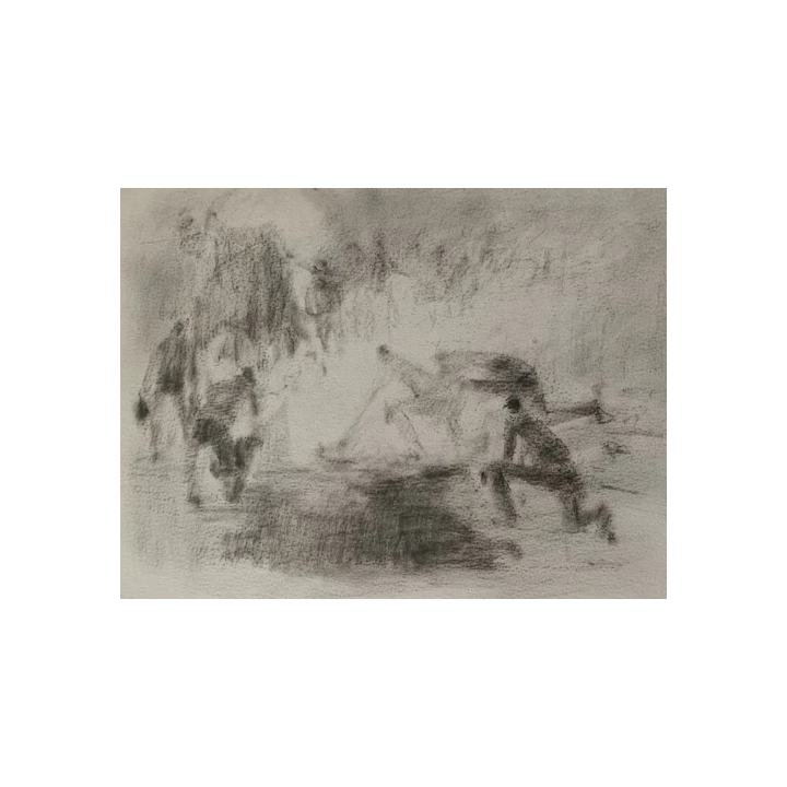 NOUVELLE ANNONCEANDRE FRANCIS 1925-2019 PEINTURE ORIGINALE COMPO