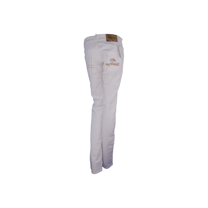 NOUVELLE ANNONCEJeans Femme 41 EU 37 W27 M Moyen Orange Skinny F