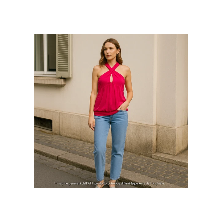 NOUVELLE ANNONCEIblues By Max Mara Jeans Pantalon Femme Denim Bl