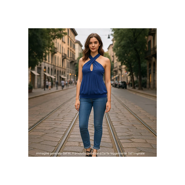 NOUVELLE ANNONCEIblues By Max Mara Jeans Pantalon Femme Denim Bl