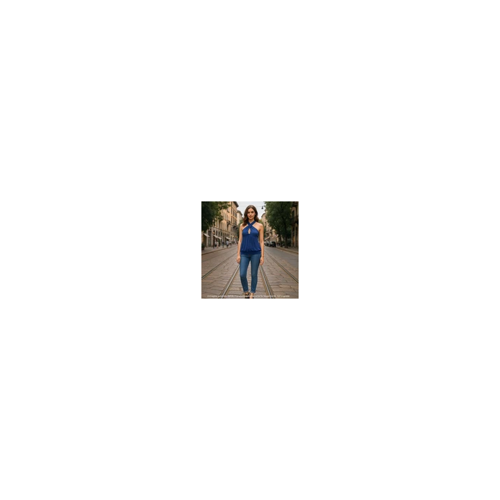 NOUVELLE ANNONCEIblues By Max Mara Jeans Pantalon Femme Denim Bl