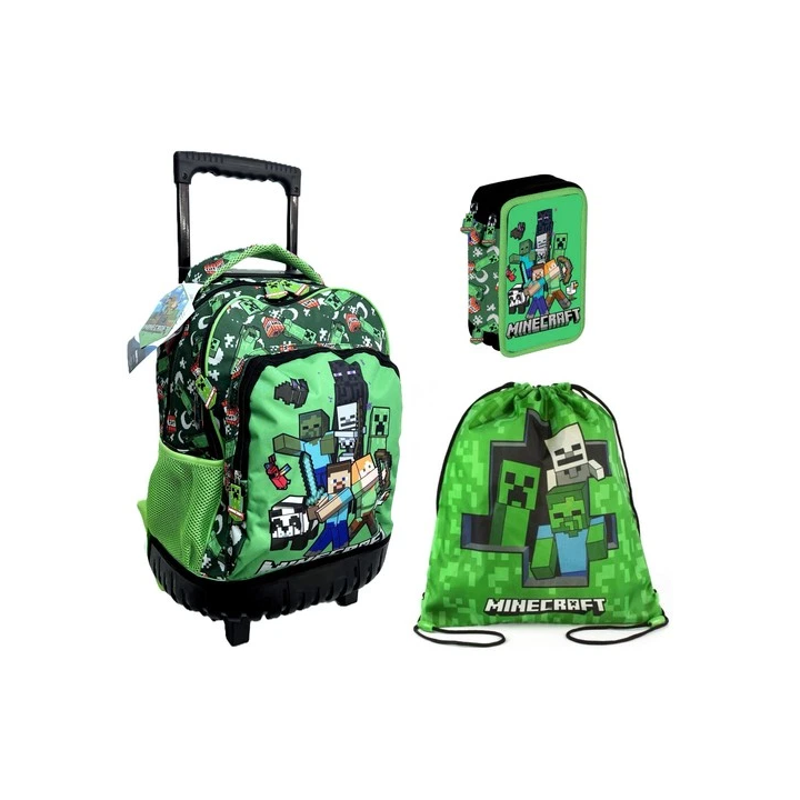 Disney Stitch Set 7- Pièces Sac à Dos Extensible Trousse Écol