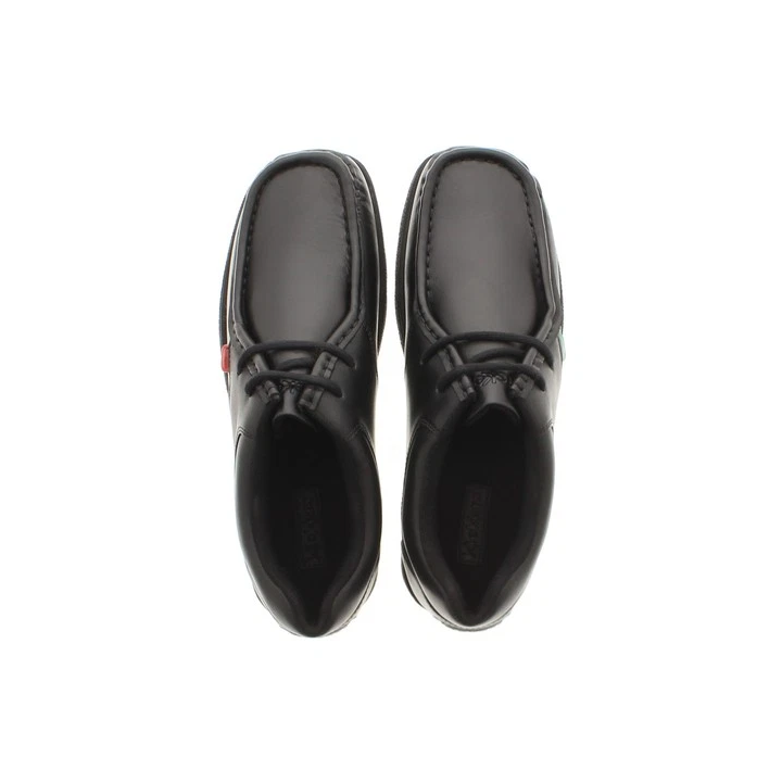 Kickers Chaussures École Garçon Fragma Dentelle 3 Junior Cuir 