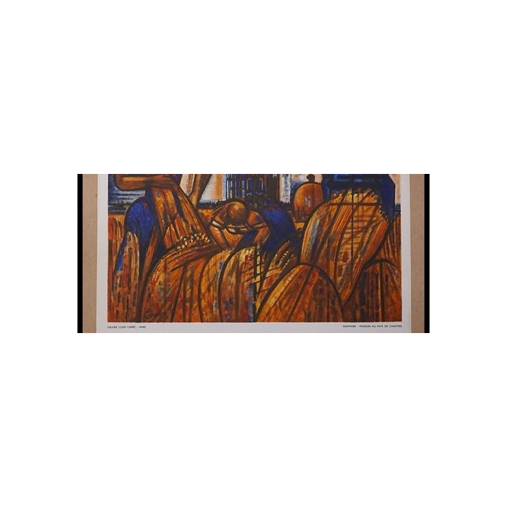 NOUVELLE ANNONCECarricature - Gustave Assire - Dessin au fusain 