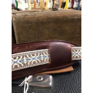 Souldier Crocus Leather Saddle Guitar Strap Free Shipping in the