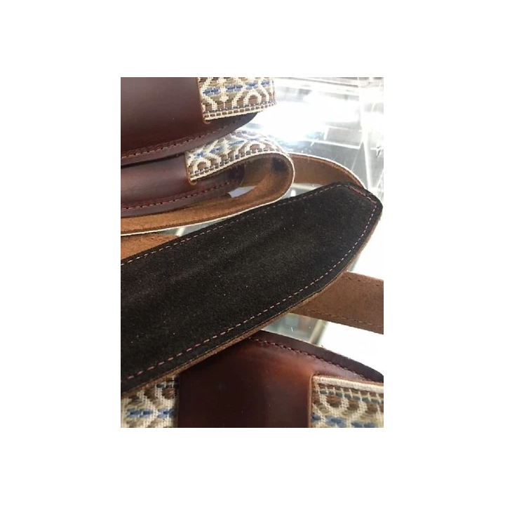 Souldier Crocus Leather Saddle Guitar Strap Free Shipping in the