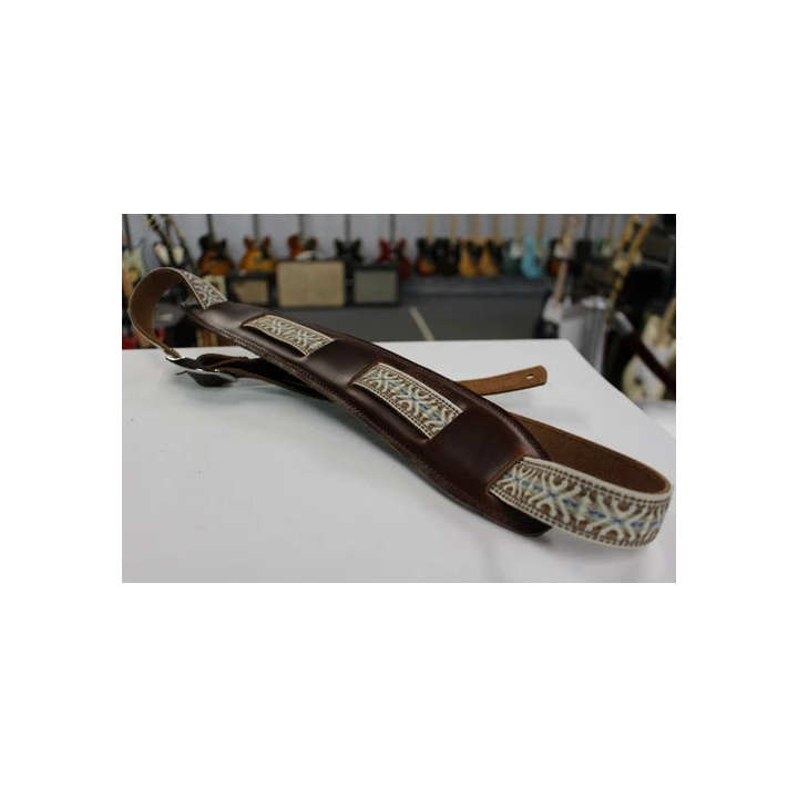 Souldier Crocus Leather Saddle Guitar Strap Free Shipping in the