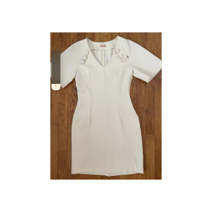 Just Cavalli Womens Two Tones 34 Sleeve Peplum Dress US S IT 40 