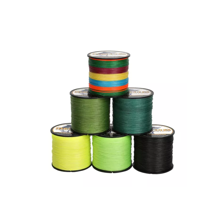 Multicolore Tressé Pêche Ligne 100M 300M 500M 1000M 6LB-300LB 
