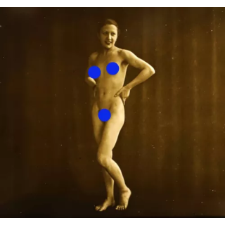 NOUVELLE ANNONCEphoto NEGATIF verre NU EROTIQUE c 1920  6 x 13 c