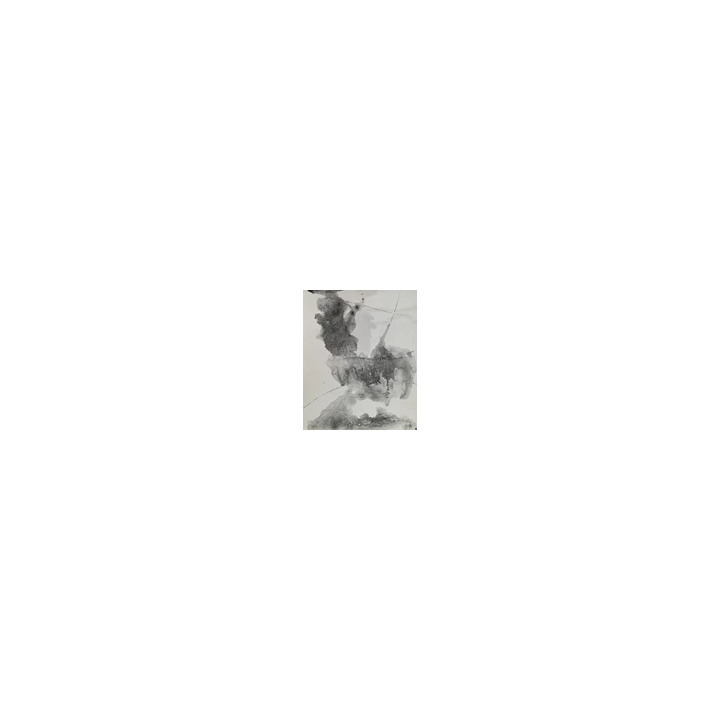 Mer baignade plage à identifier Vintage silver print Tirage arg
