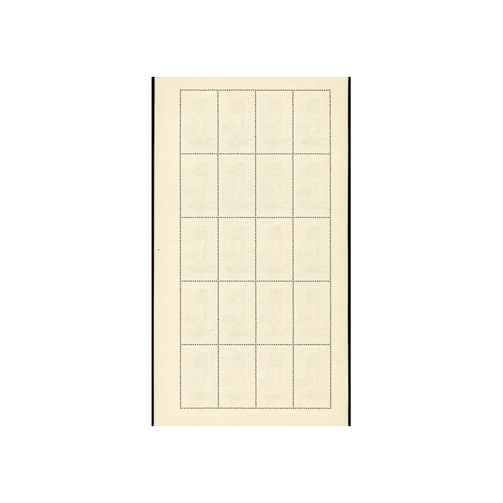 NOUVELLE ANNONCESPM Miquelon 1942 Feuille Sheet Neuf Yt PA 9 Qui